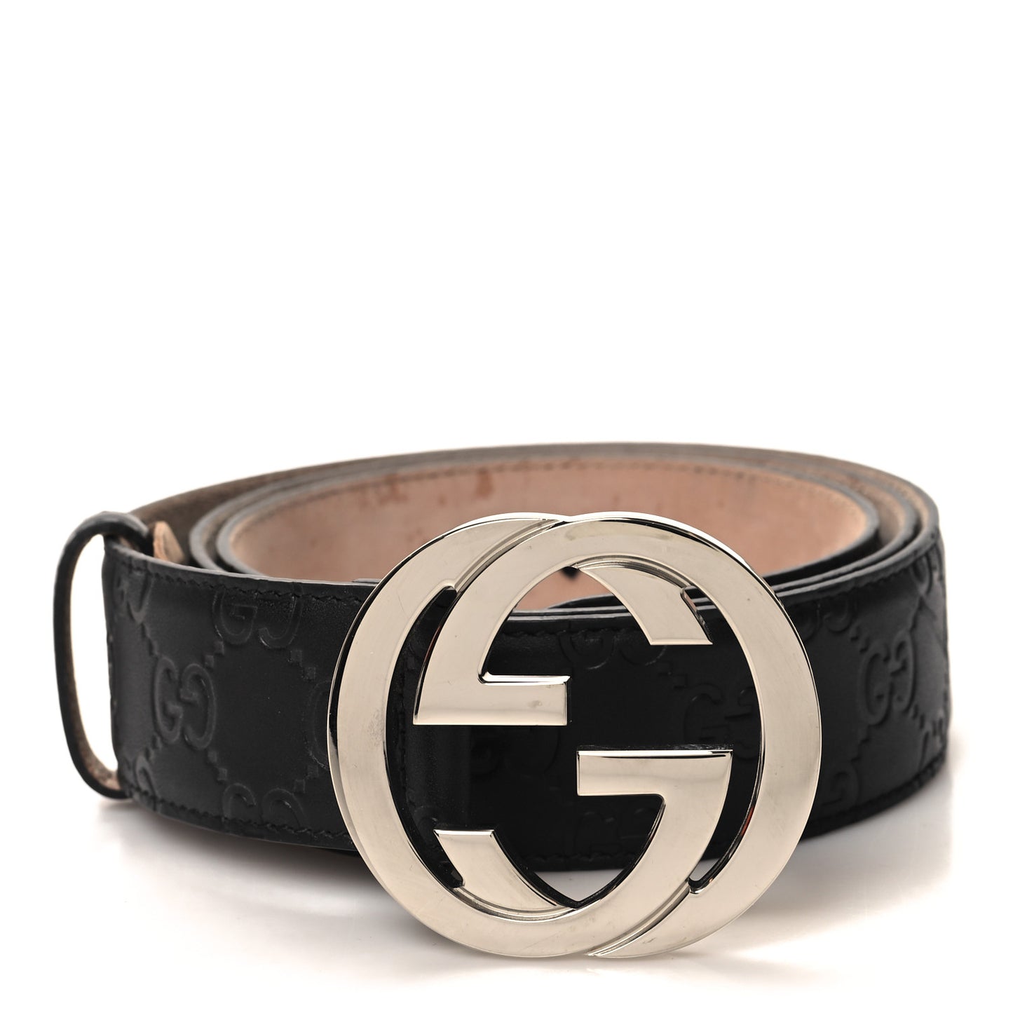 Guccissima Interlocking G 40mm Belt 100 40 Black