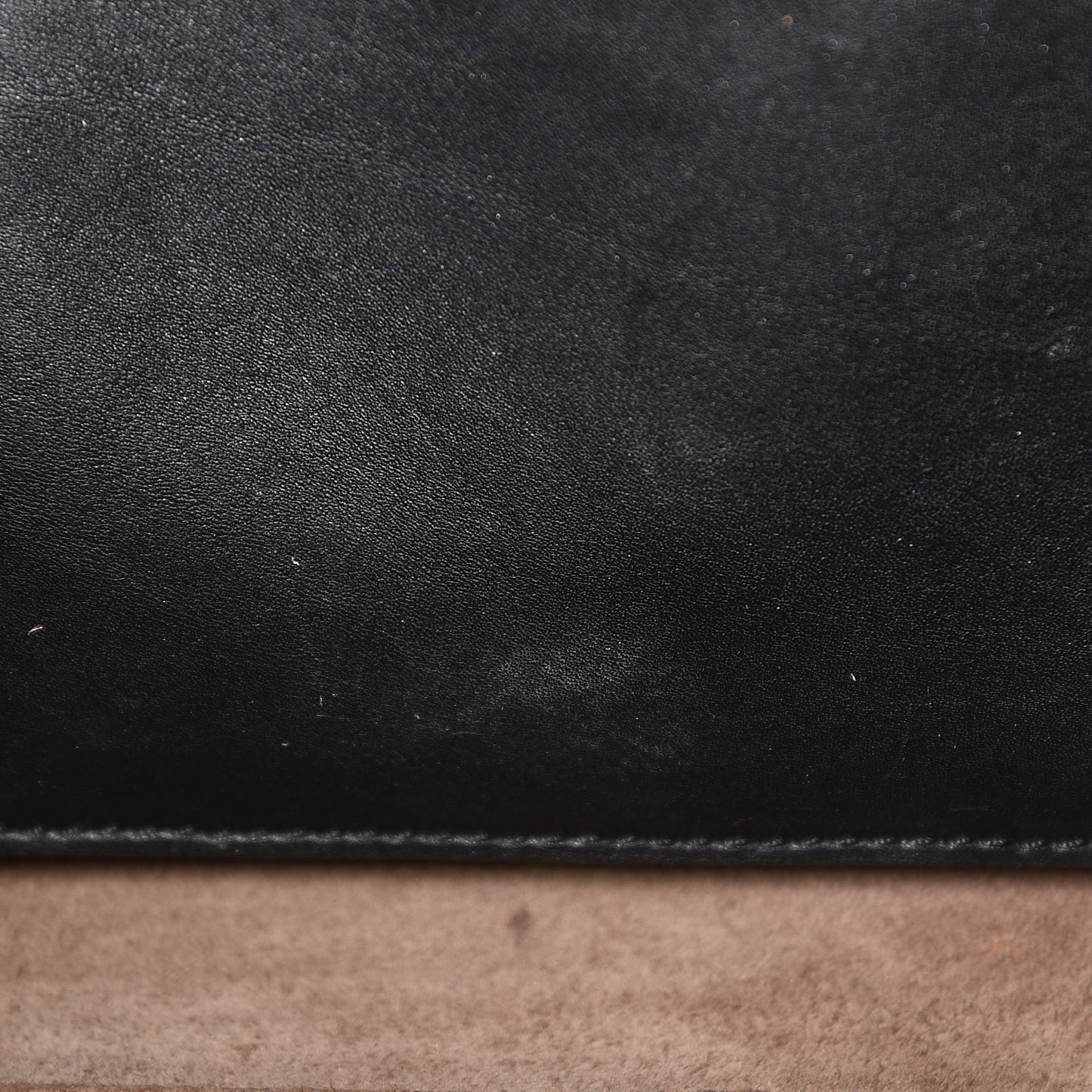 Smooth Calfskin Small Tie Knot Tote Black