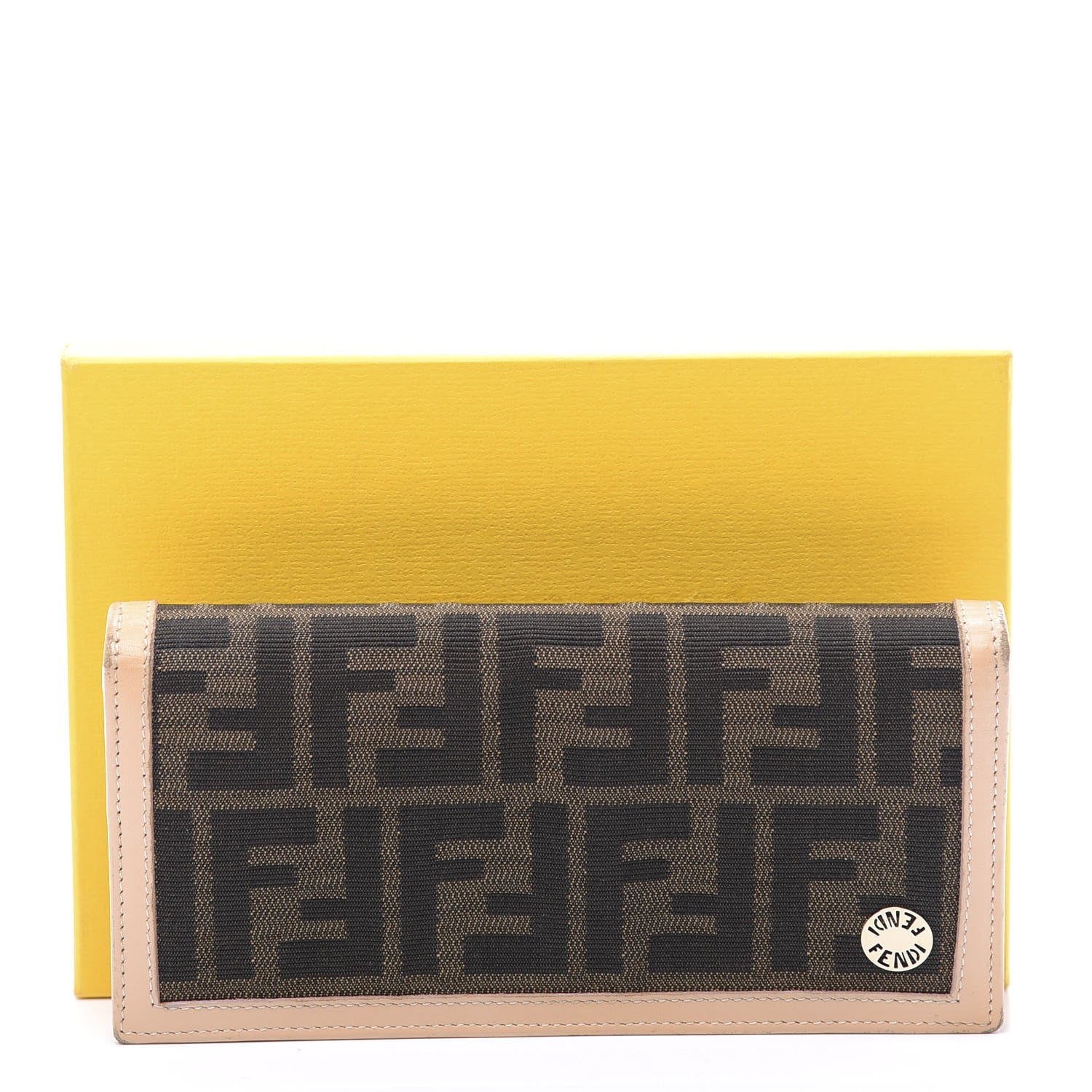 Fendi Zucca Long Chef Wallet Tobacco 11 of 11