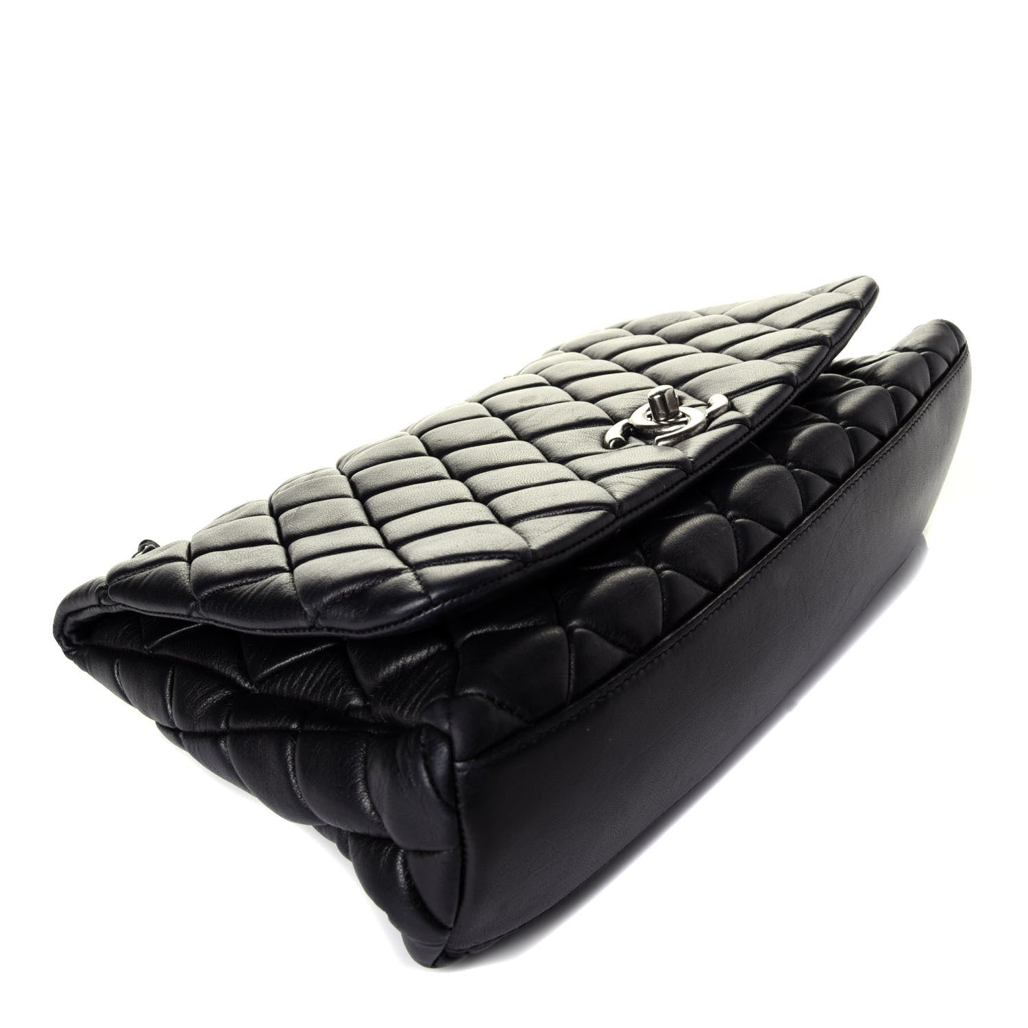 Chanel Lambskin Large New Bubble Flap Black 5 of 10