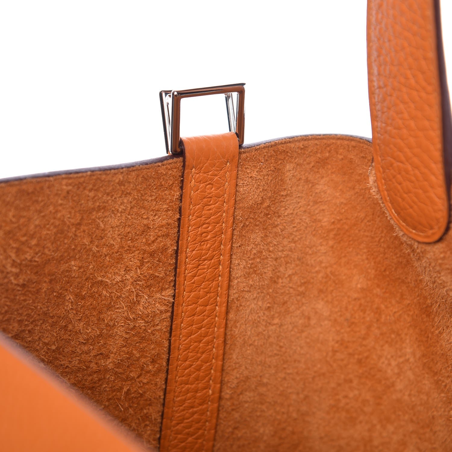 Hermes Taurillon Clemence Picotin Lock 18 PM Abricot 7 of 8