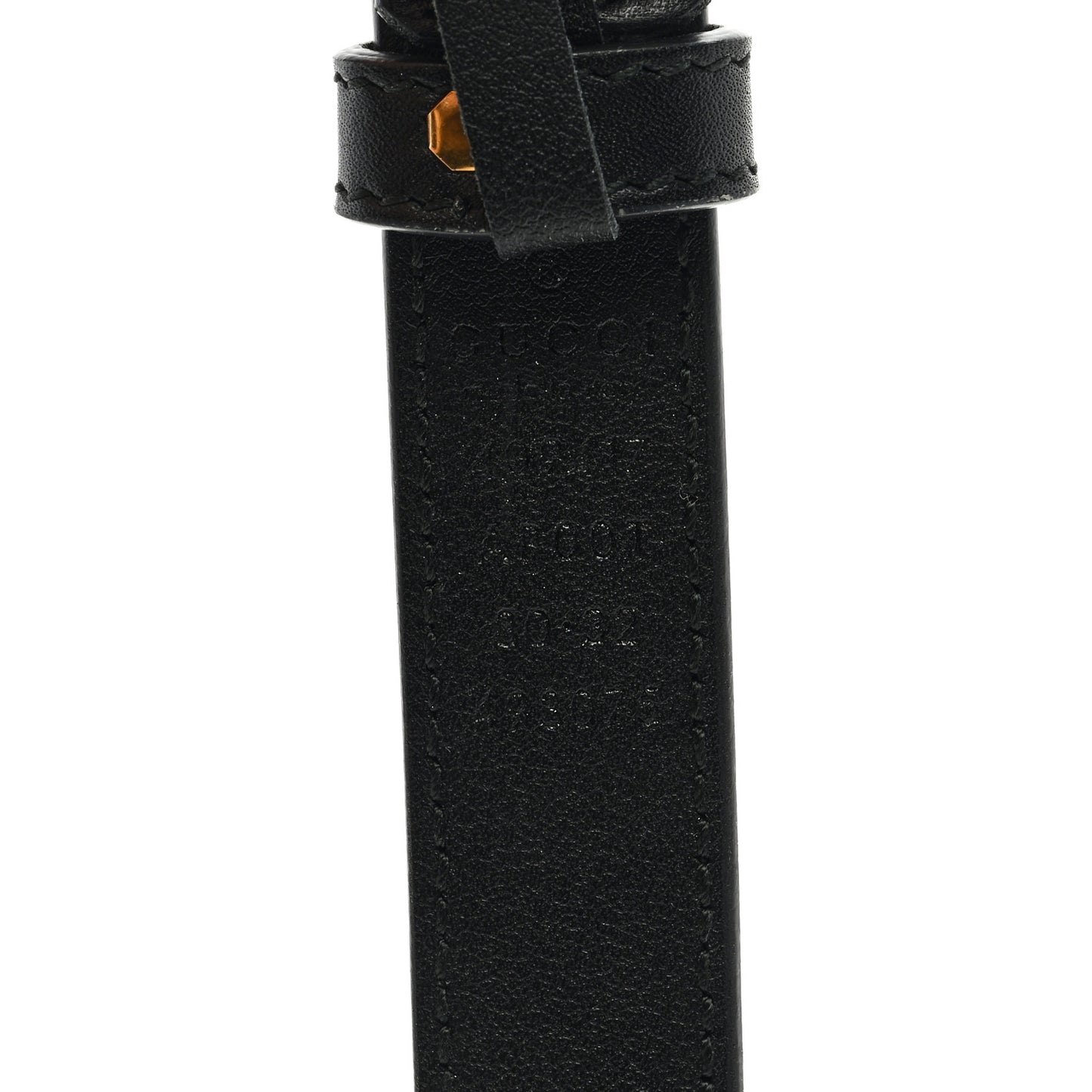 Calfskin Double G 20mm Belt 80 32 Black