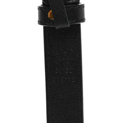 Gucci Calfskin Double G 20mm Belt 80 32 Black 3 of 4