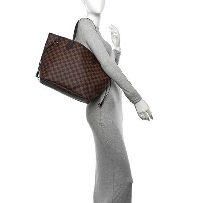 Louis Vuitton Damier Ebene Neo Neverfull MM Rose Ballerine 2 of 10