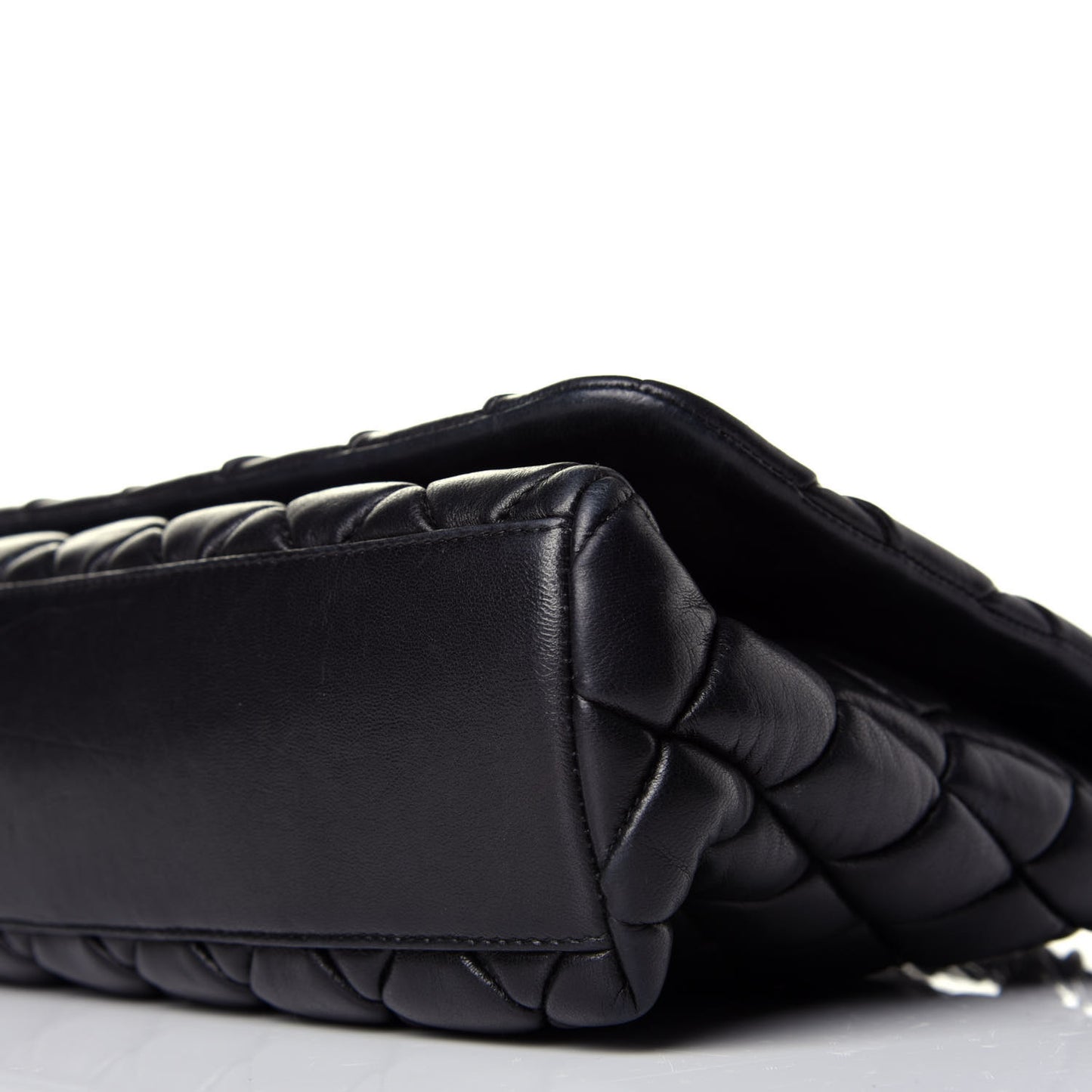 Lambskin Large New Bubble Flap Black