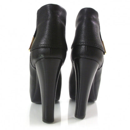 Louis Vuitton Grained Leather Queen Ankle Boots 3 of 8