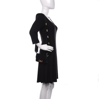 Givenchy Velvet Logo Nano Eden Shoulder Bag Black 2 of 10