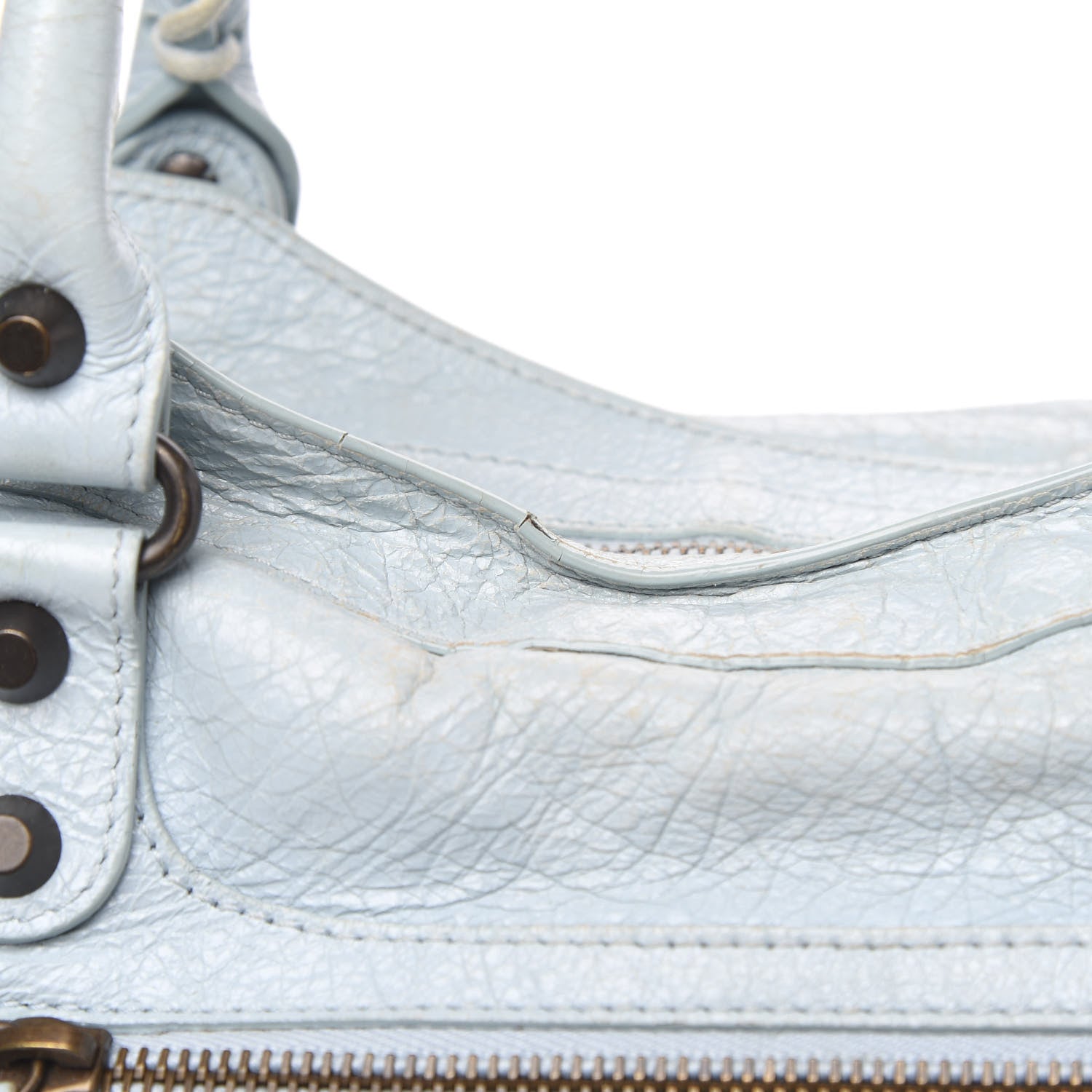 Balenciaga Agneau Classic Hardware City Bleu Dragee 16 of 16
