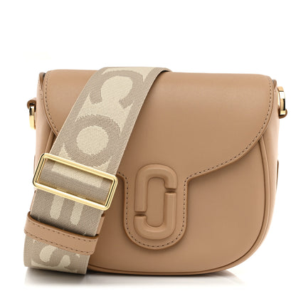 Marc Jacobs Calfskin Small The Covered J Marc Saddle Bag Tan 1 of 11