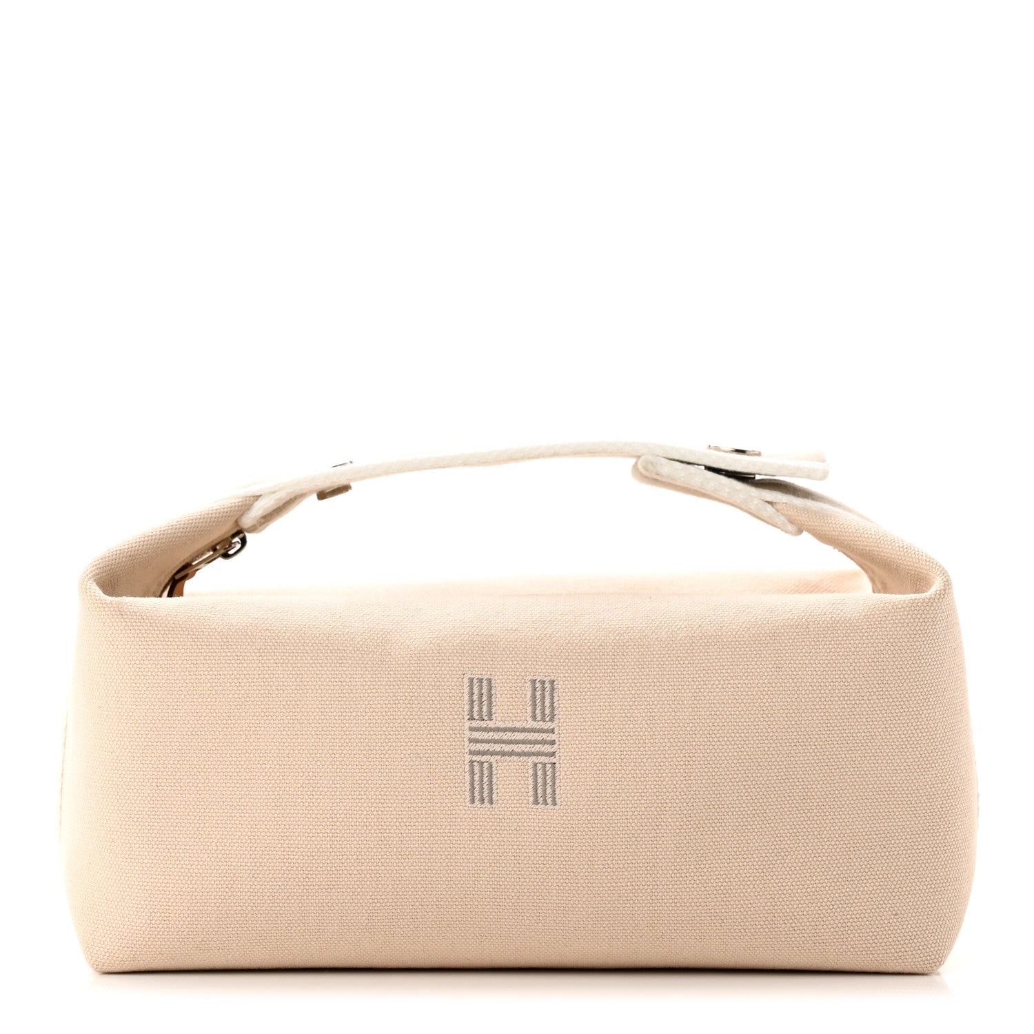 Hermes Canvas Small Bride-A-Brac Pouch Natural 1 of 12