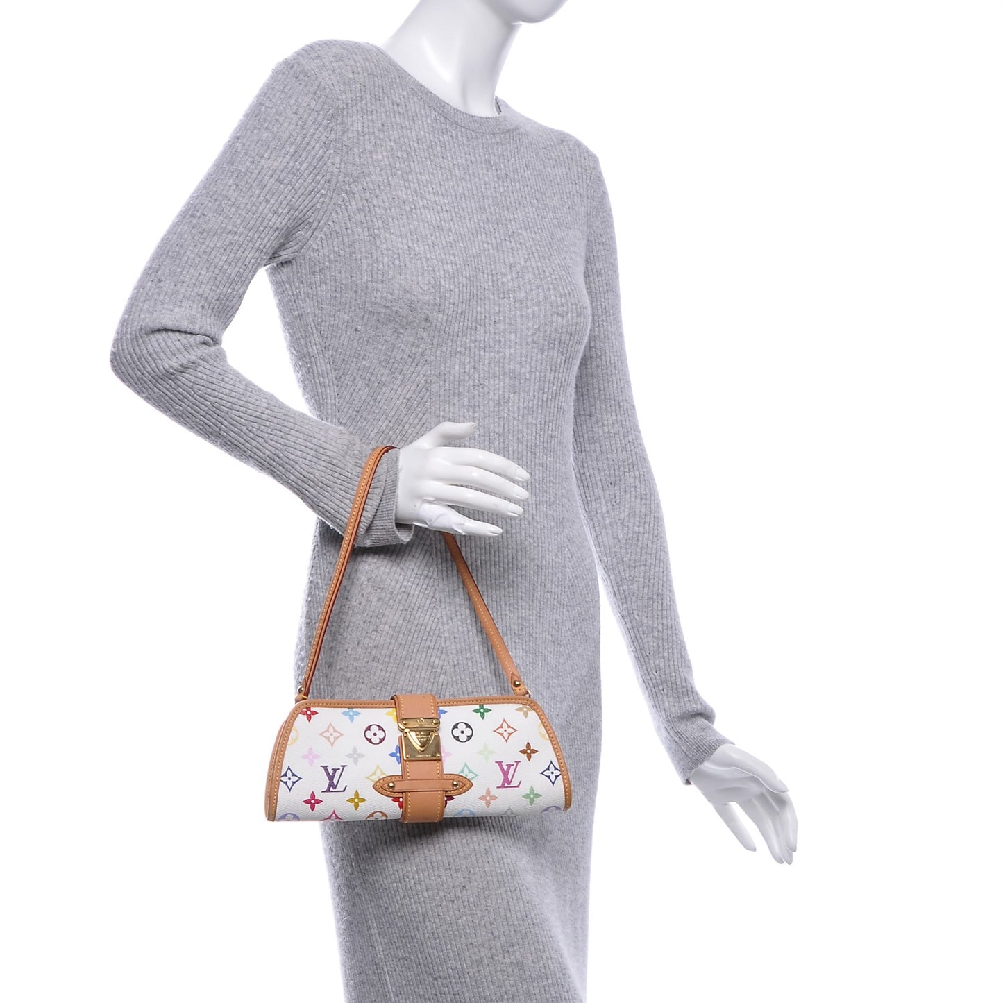 Monogram Multicolor Shirley White