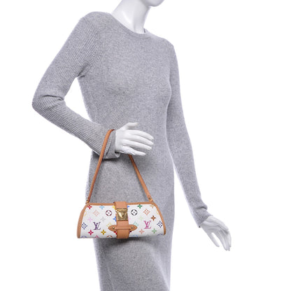 Louis Vuitton Monogram Multicolor Shirley White 2 of 6