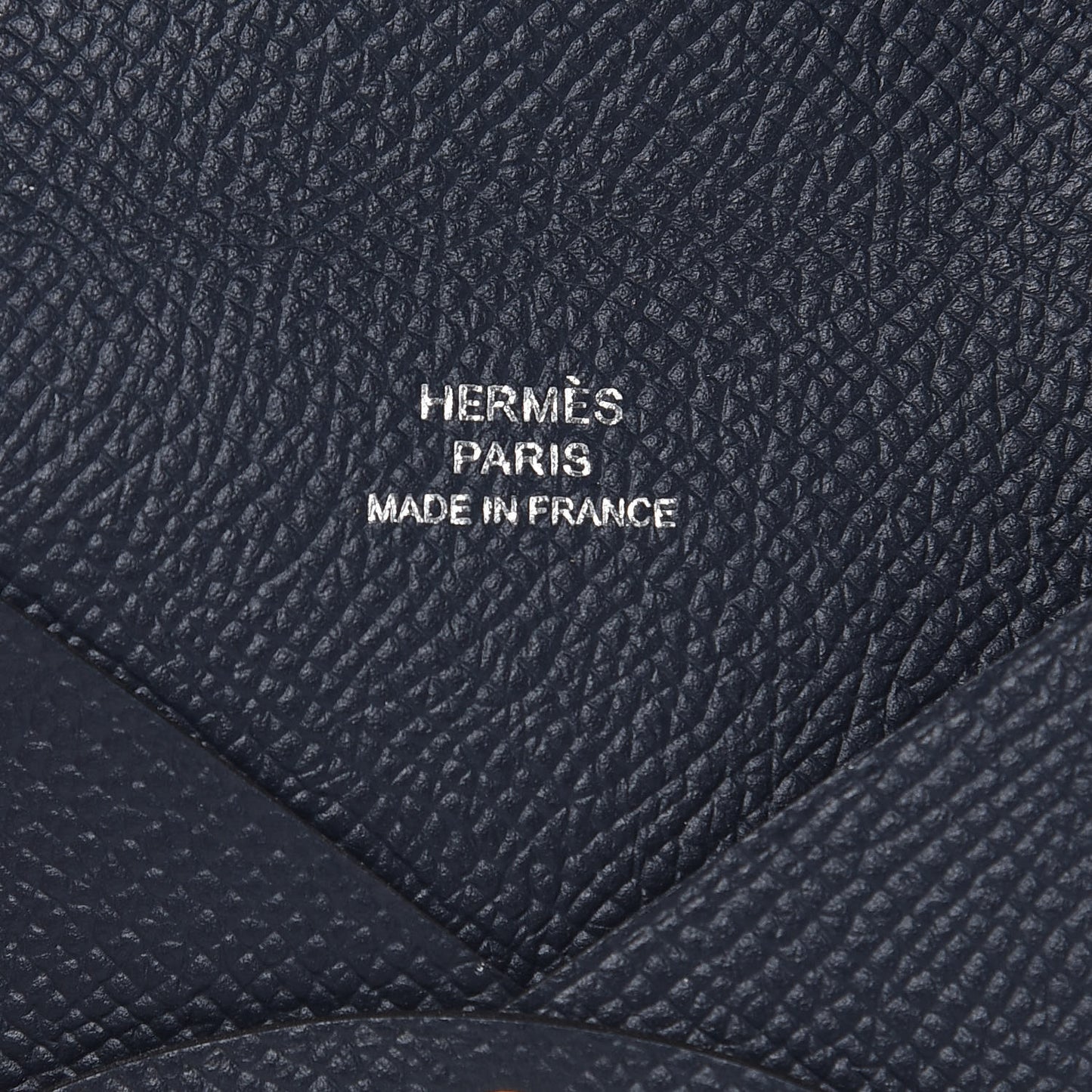 Epsom Calvi Card Case Bleu Nuit