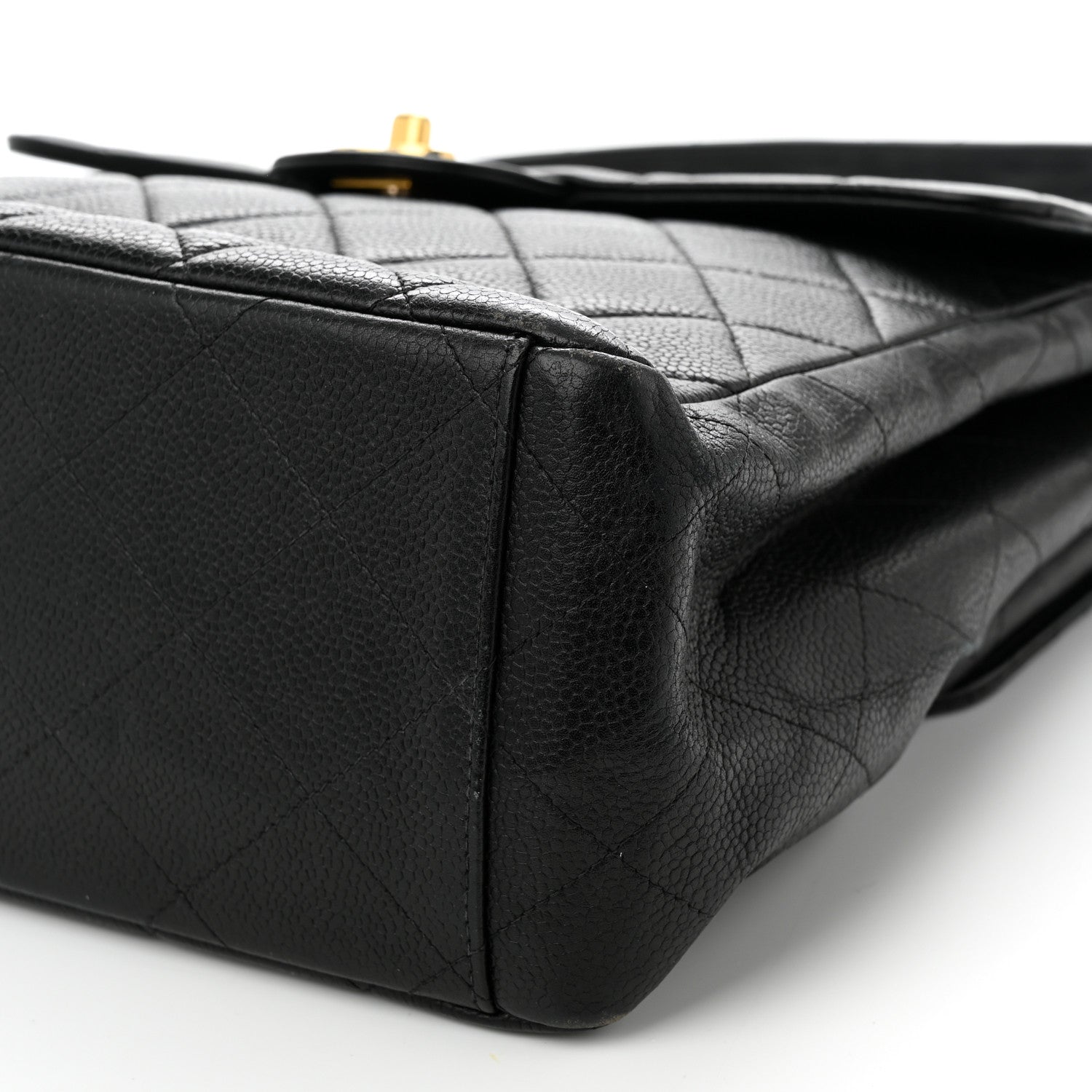 Chanel Caviar Quilted Medium Kelly Flap Black 11 of 13