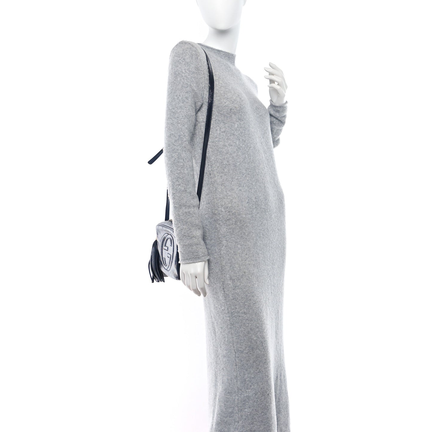 Vernice Naplack Small Soho Disco Bag Uniform Blue