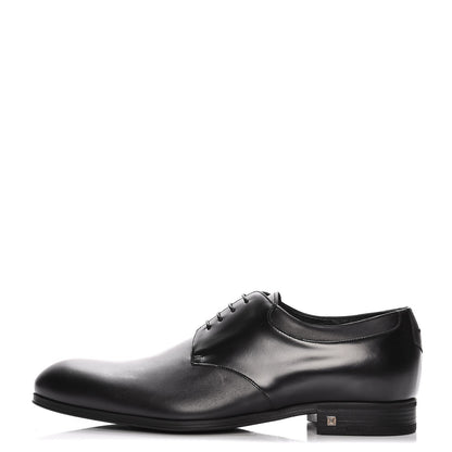 Louis Vuitton Lambskin Derby Lace Up Shoes 8 Black 1 of 8