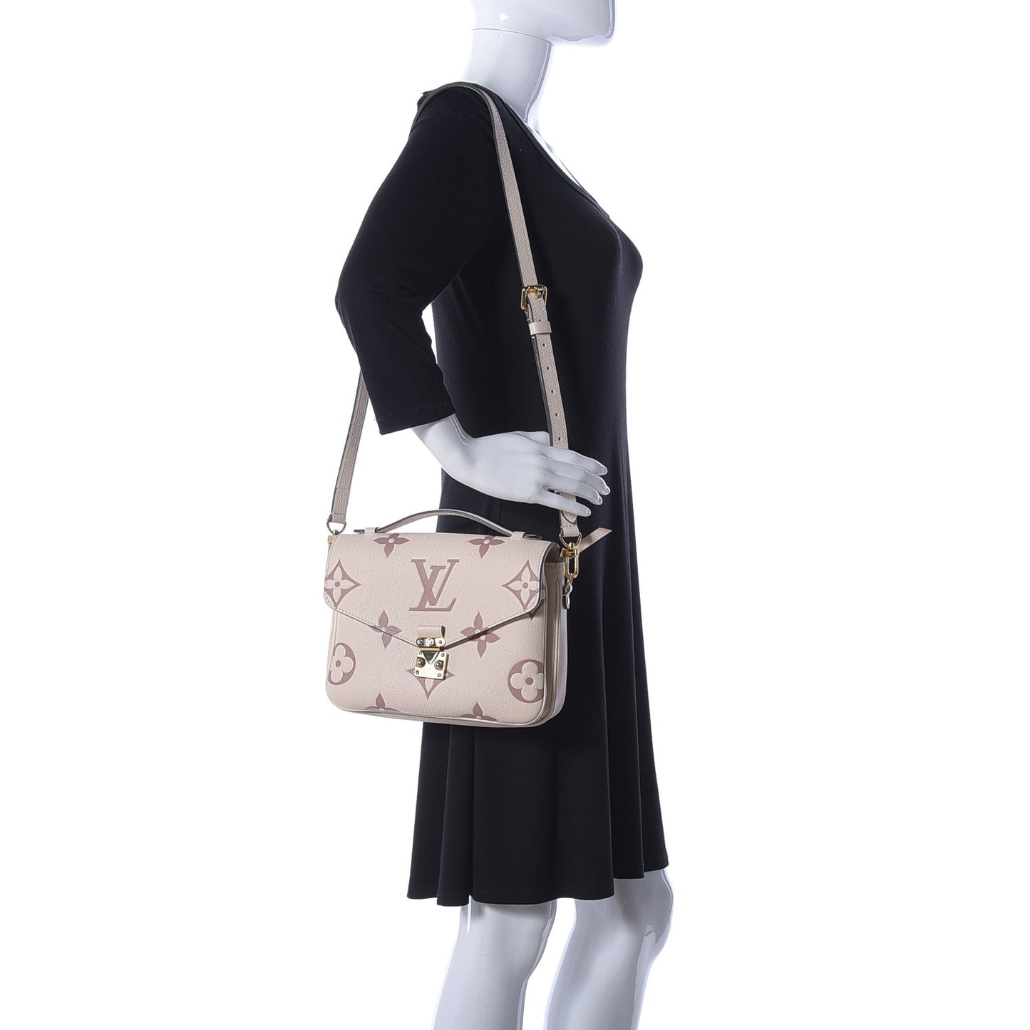 Empreinte Monogram Giant Pochette Metis Creme Bois De Rose