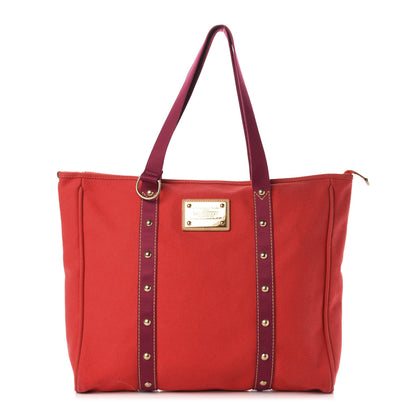 Louis Vuitton Antigua Cabas GM Red 1 of 11