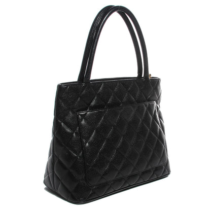 Chanel Caviar Medallion Tote Black 3 of 7