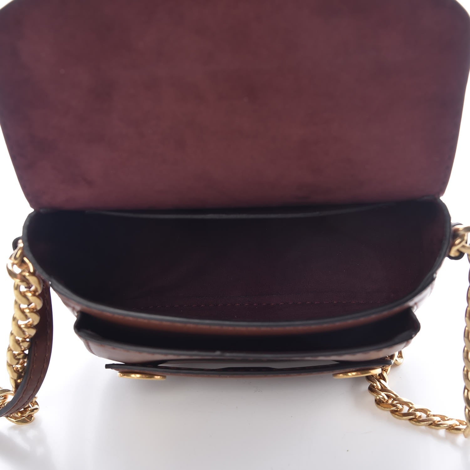 Stella McCartney Eco Alter Nappa Popper Shoulder Bag Cognac 5 of 10