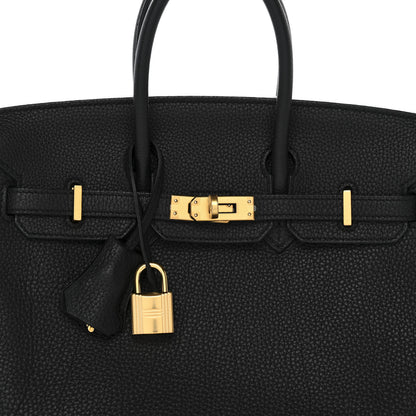 Hermes Togo Birkin 25 Black 8 of 11