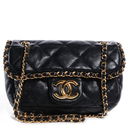 Chanel Calfskin Mini Chain Me Flap Black 1 of 7