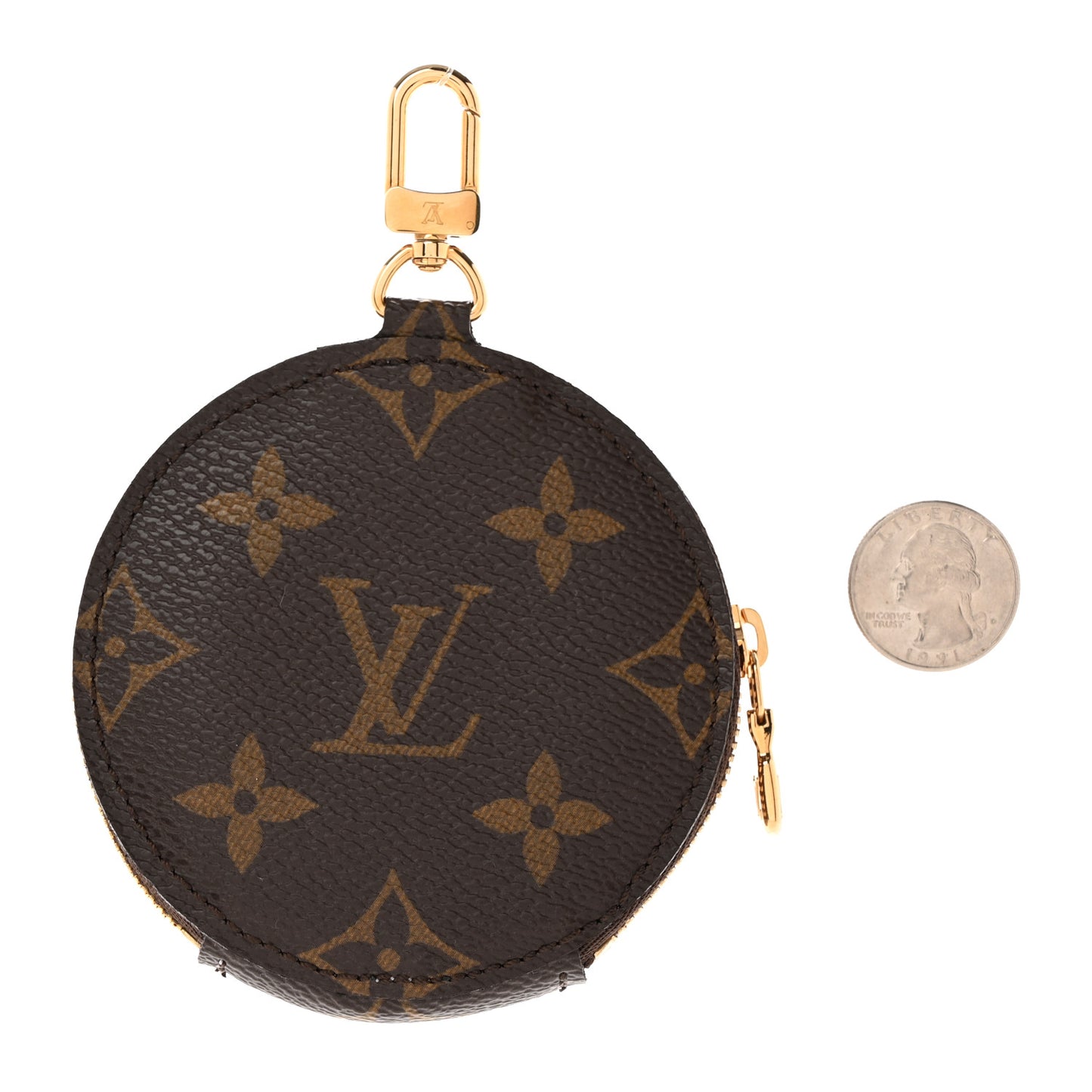 Monogram 2021 Christmas Animation Japanese Garden Round Coin Purse Wisteria Pink