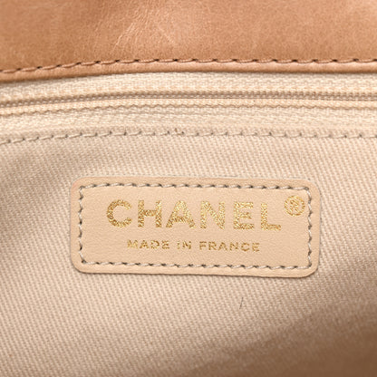 Chanel Glazed Calfskin Quilted Medium Bubble CC Flap Beige 7 of 12