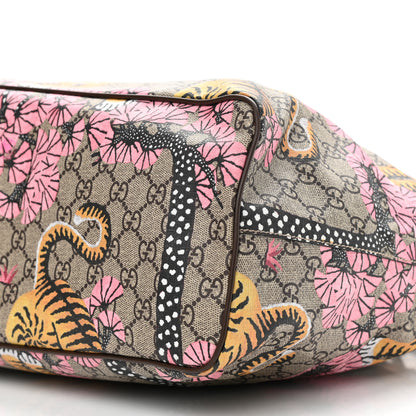 Gucci Soft GG Supreme Monogram Bengal Medium Crossbody Tote Beige Pink 10 of 14