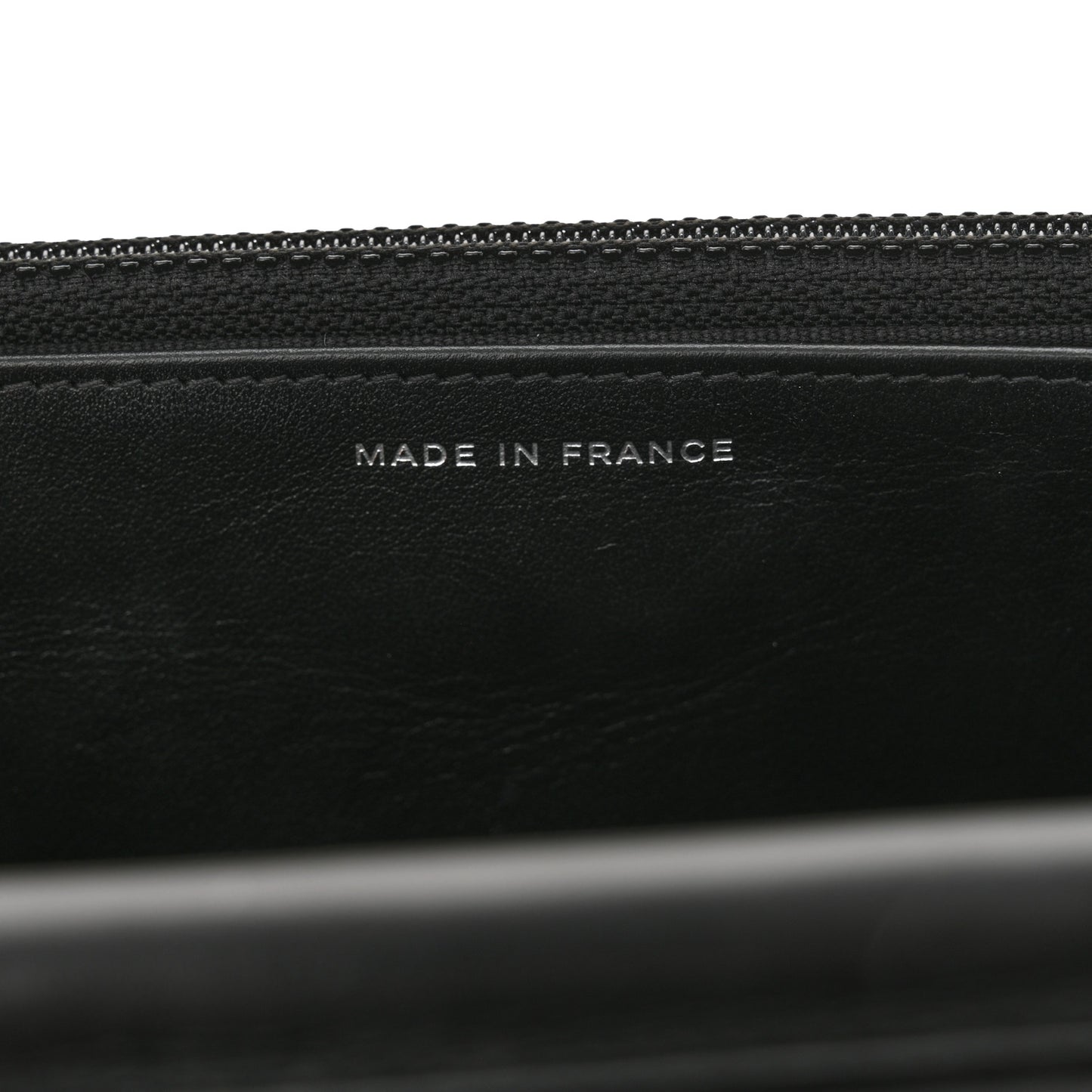 Caviar Quilted Boy Wallet On Chain WOC Black
