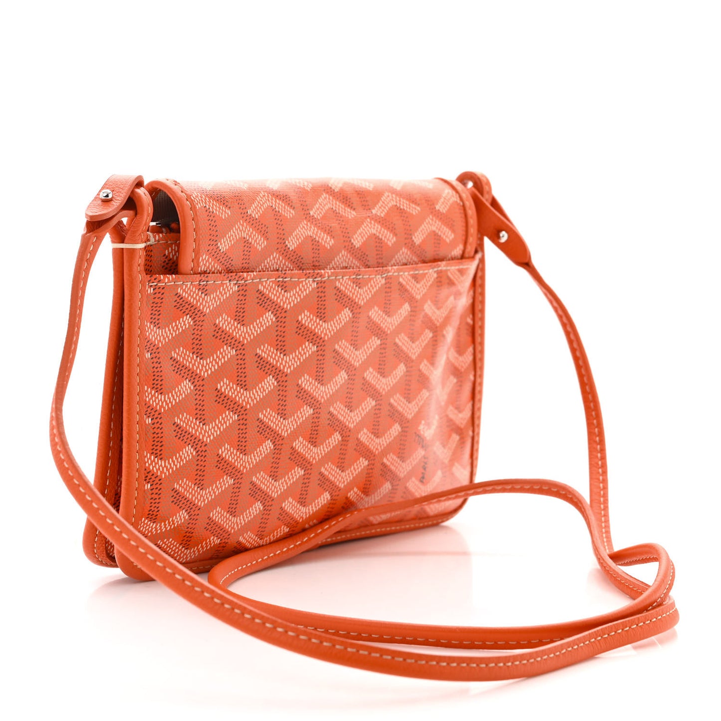 Goyardine Plumet Wallet Clutch Orange