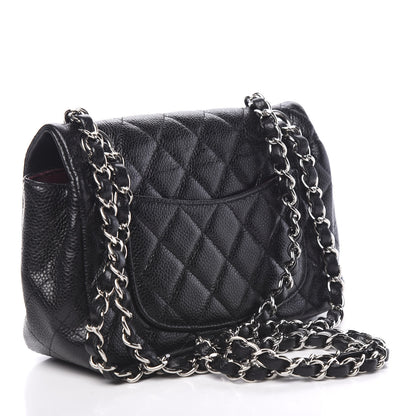 Chanel Caviar Quilted Mini Rectangular Flap Black 2 of 9