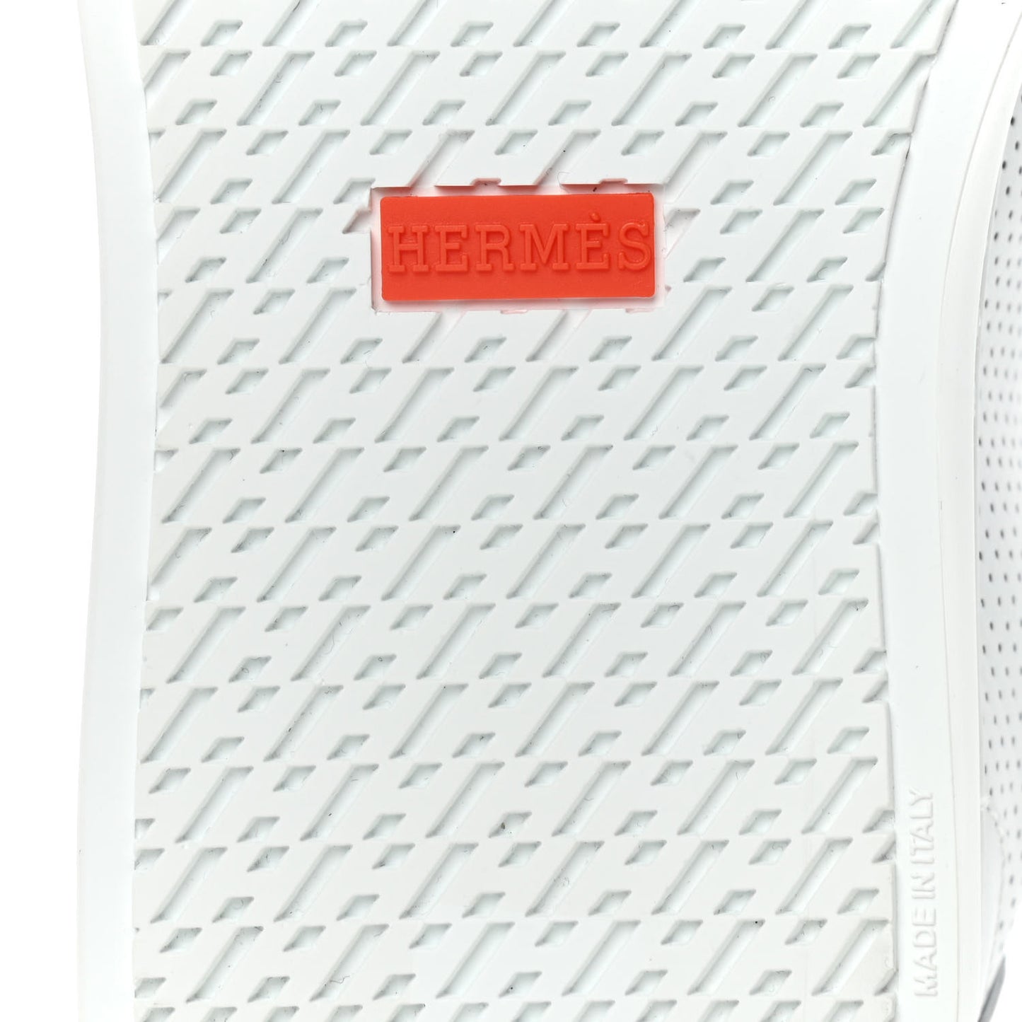 Calfskin Perforated Day Sneakers 36.5 White
