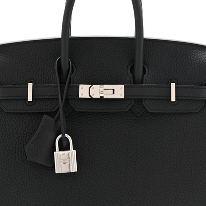 Hermes Togo Birkin 25 Black 8 of 11