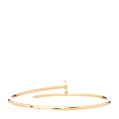 Cartier 18K Yellow Gold Small Juste Un Clou Bracelet 17 3 of 5