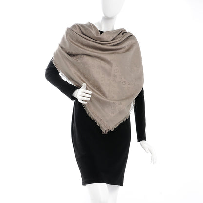 Louis Vuitton Silk Wool Monogram Shawl Verone 2 of 6