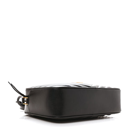 Saint Laurent Calfskin Matelasse Monogram Lou Camera Bag Black 4 of 9
