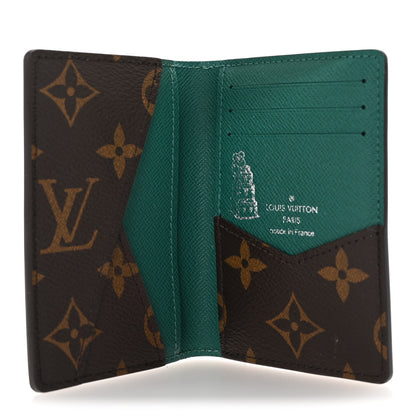 Louis Vuitton Monogram Macassar Pocket Organizer NM Borneo Green 5 of 7