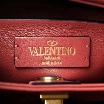 Valentino Garavani Nappa Small Roman Stud The Handle Bag Gingerbread 7 of 8