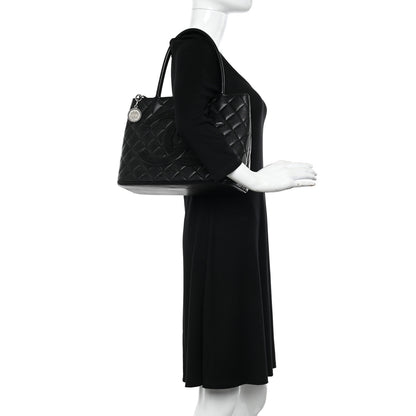 Chanel Caviar Quilted Medallion Tote Black 2 of 10