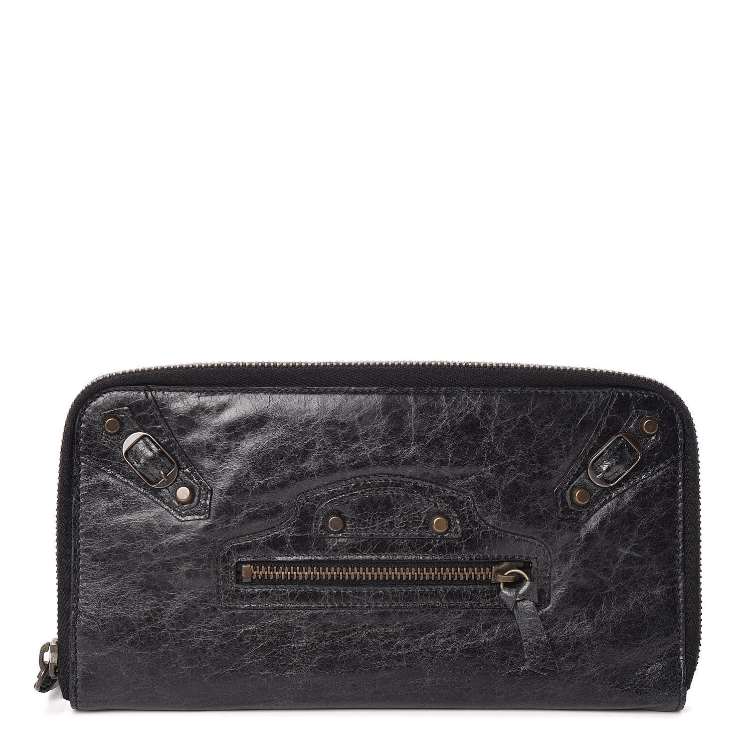 Balenciaga Agneau Classic Hardware Compagnon Wallet Black 1 of 13