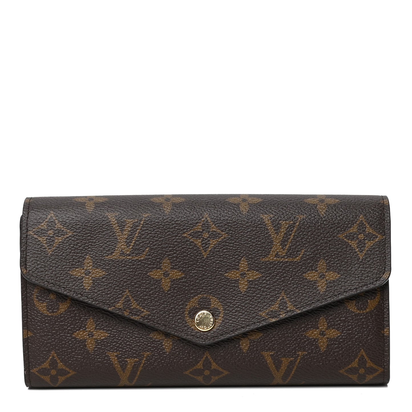 Monogram Sarah Wallet NM Coquelicot