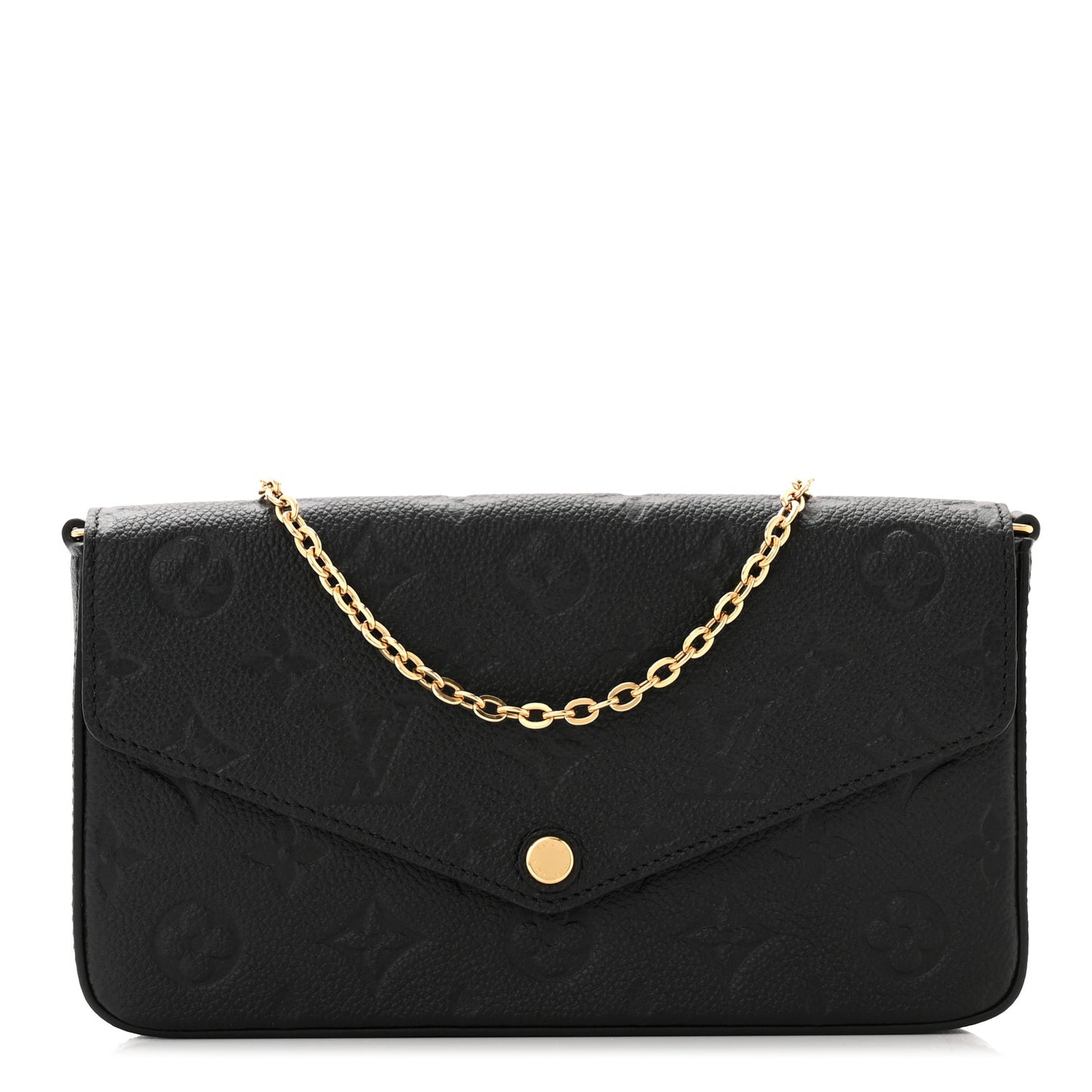 Empreinte Pochette Felicie Chain Wallet Black