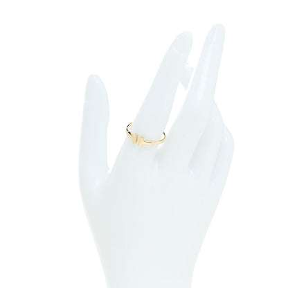 Tiffany 18K Yellow Gold T Wire Ring 57 8 2 of 4