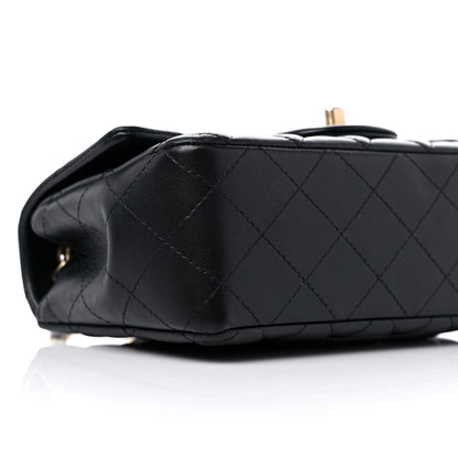 Chanel Lambskin Quilted Mini Rectangular Flap Black 8 of 9