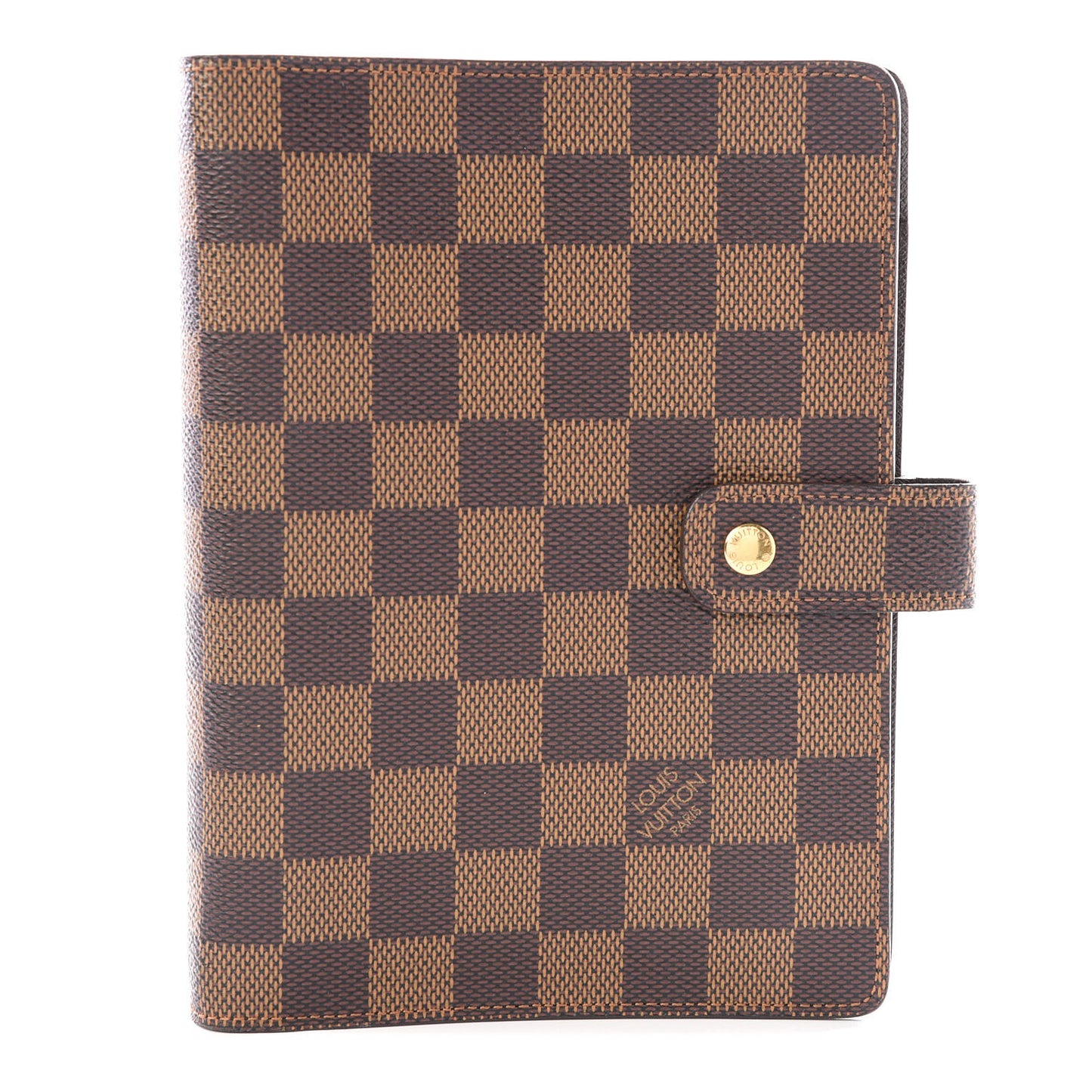Damier Ebene Medium Ring Agenda Cover