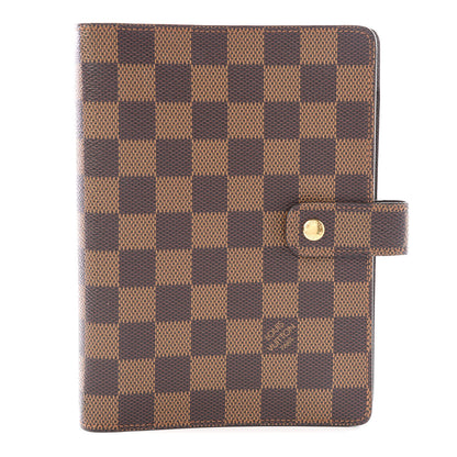 Louis Vuitton Damier Ebene Medium Ring Agenda Cover 1 of 11