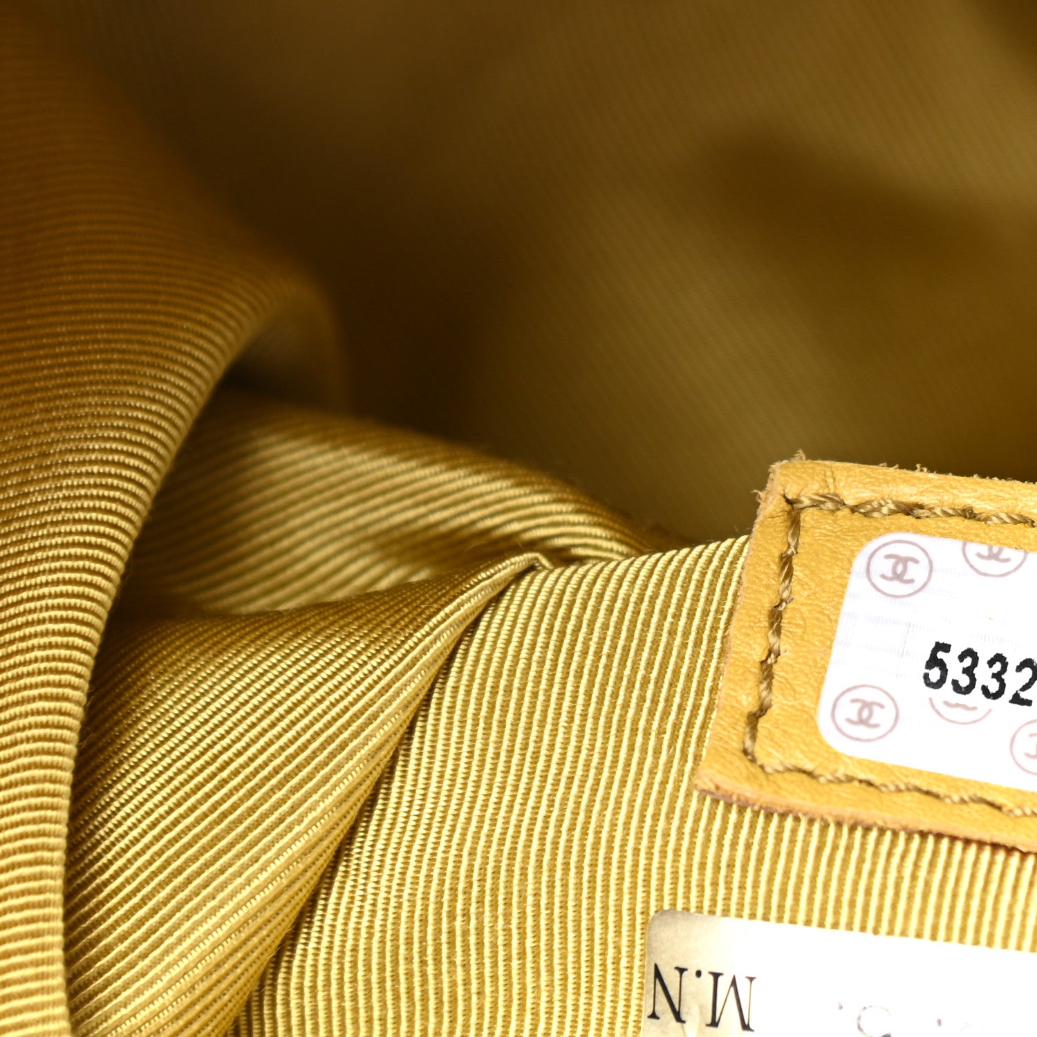 Chanel Lambskin CC Tassel Shoulder Bag Yellow 7 of 10