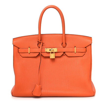 Hermes Togo Birkin 35 Orange 1 of 14