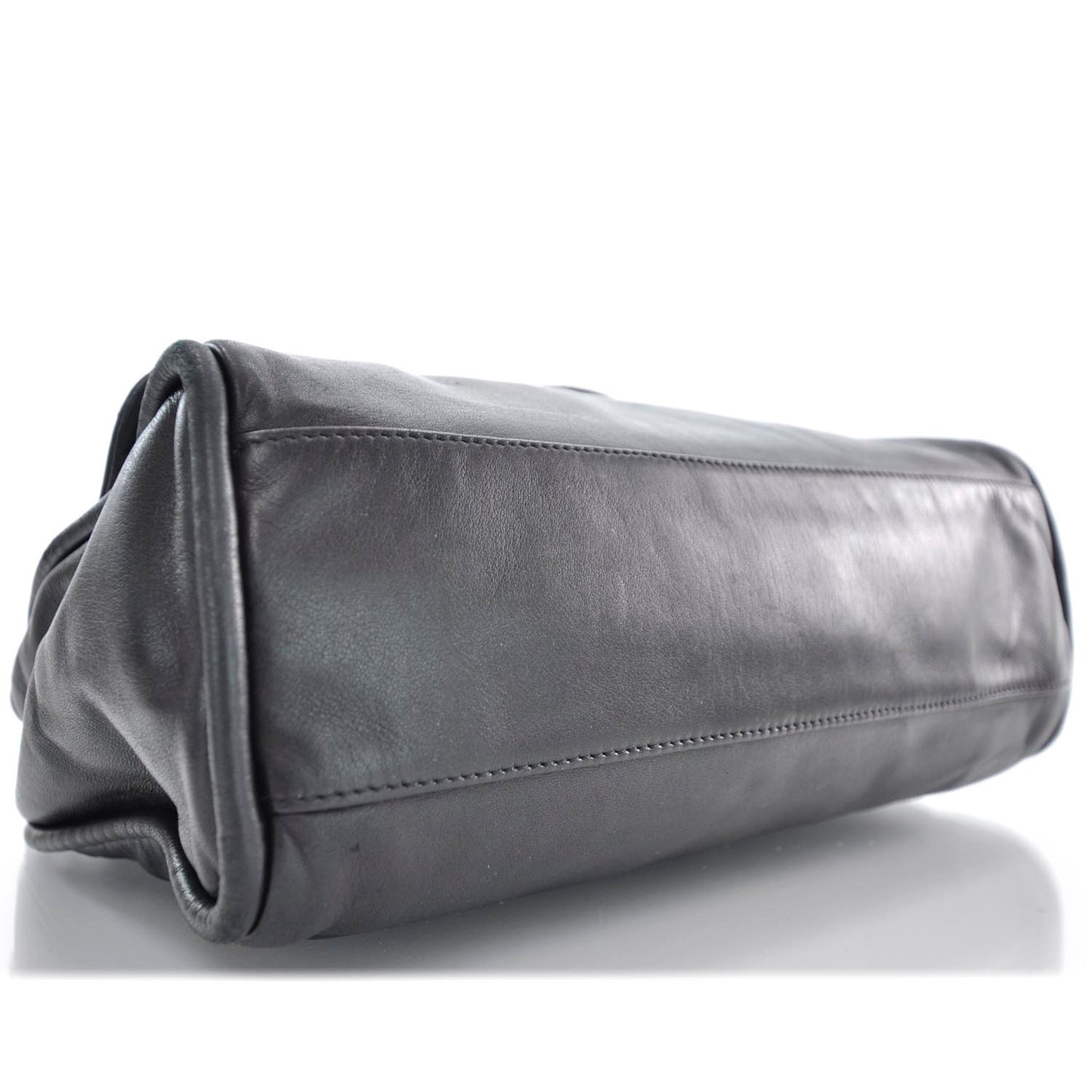 Lambskin Double Mademoiselle Jumbo Flap Black